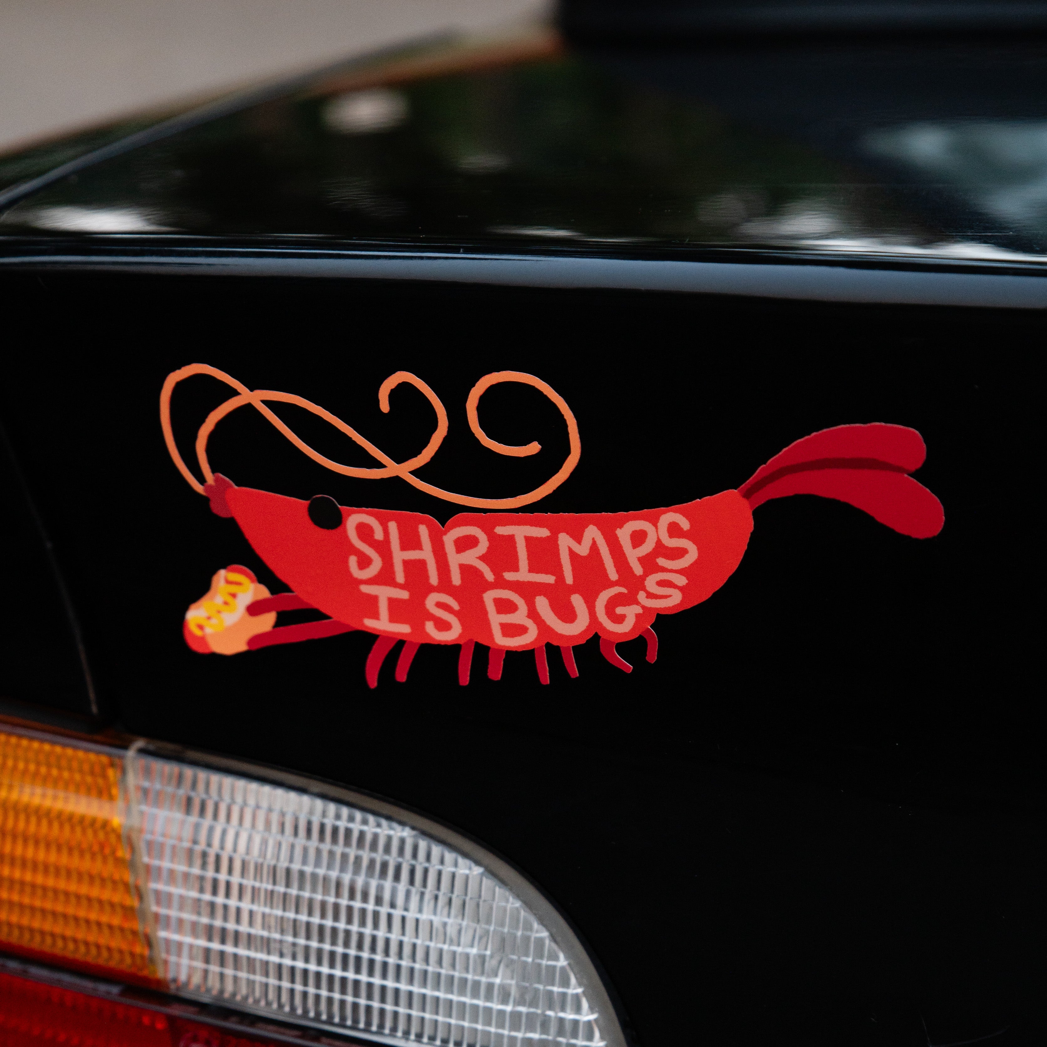 Shrimps is bugs Sticker