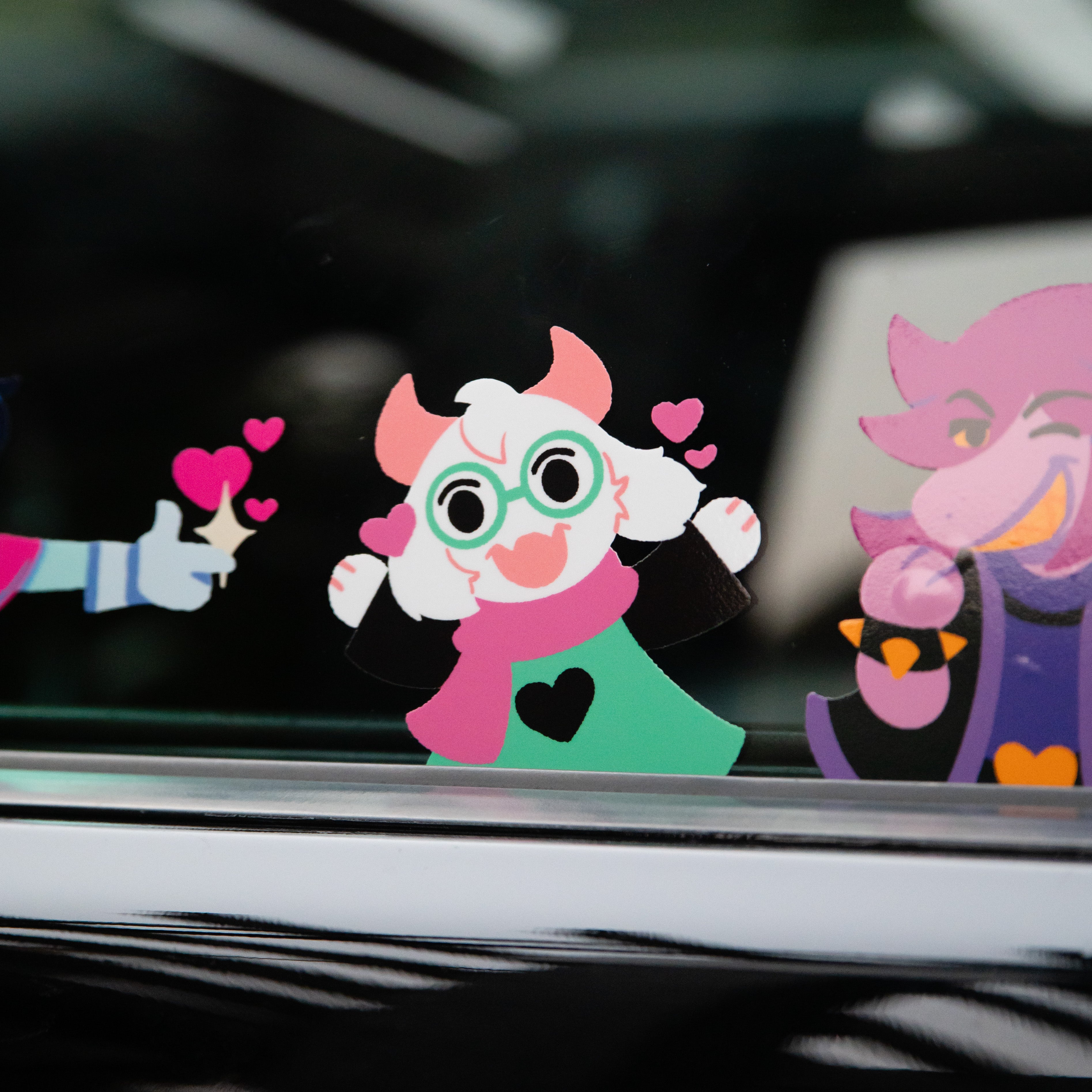 Deltarune Peeking Stickers
