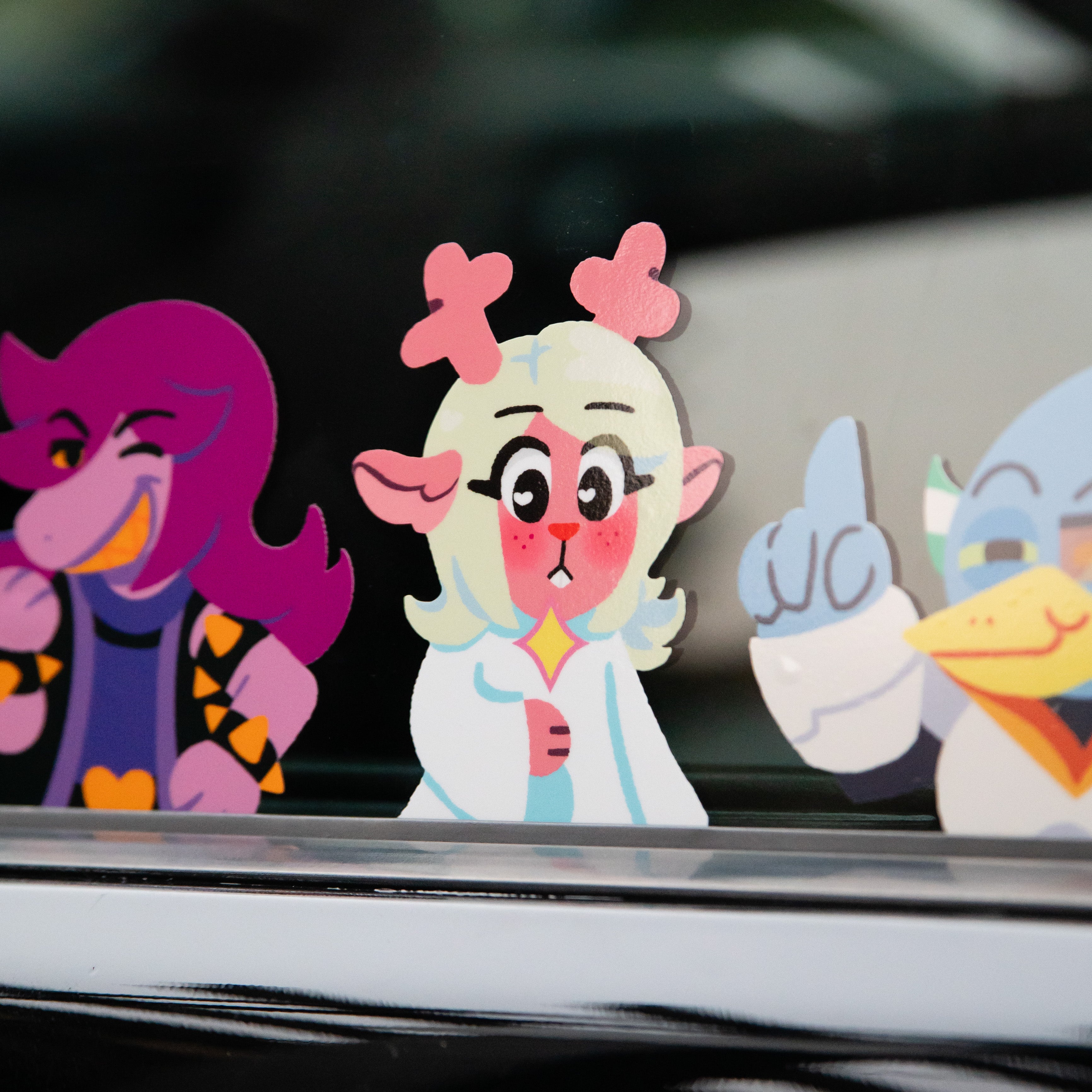 Deltarune Peeking Stickers