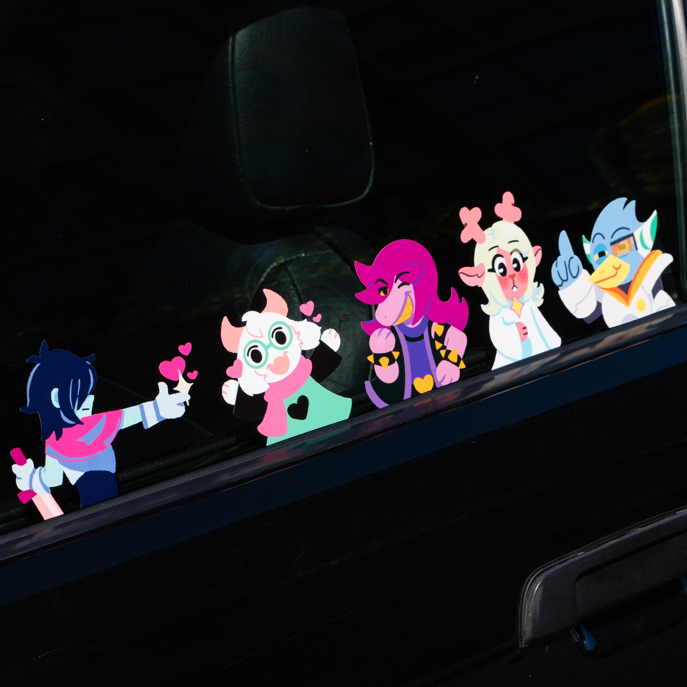 Deltarune Peeking Stickers