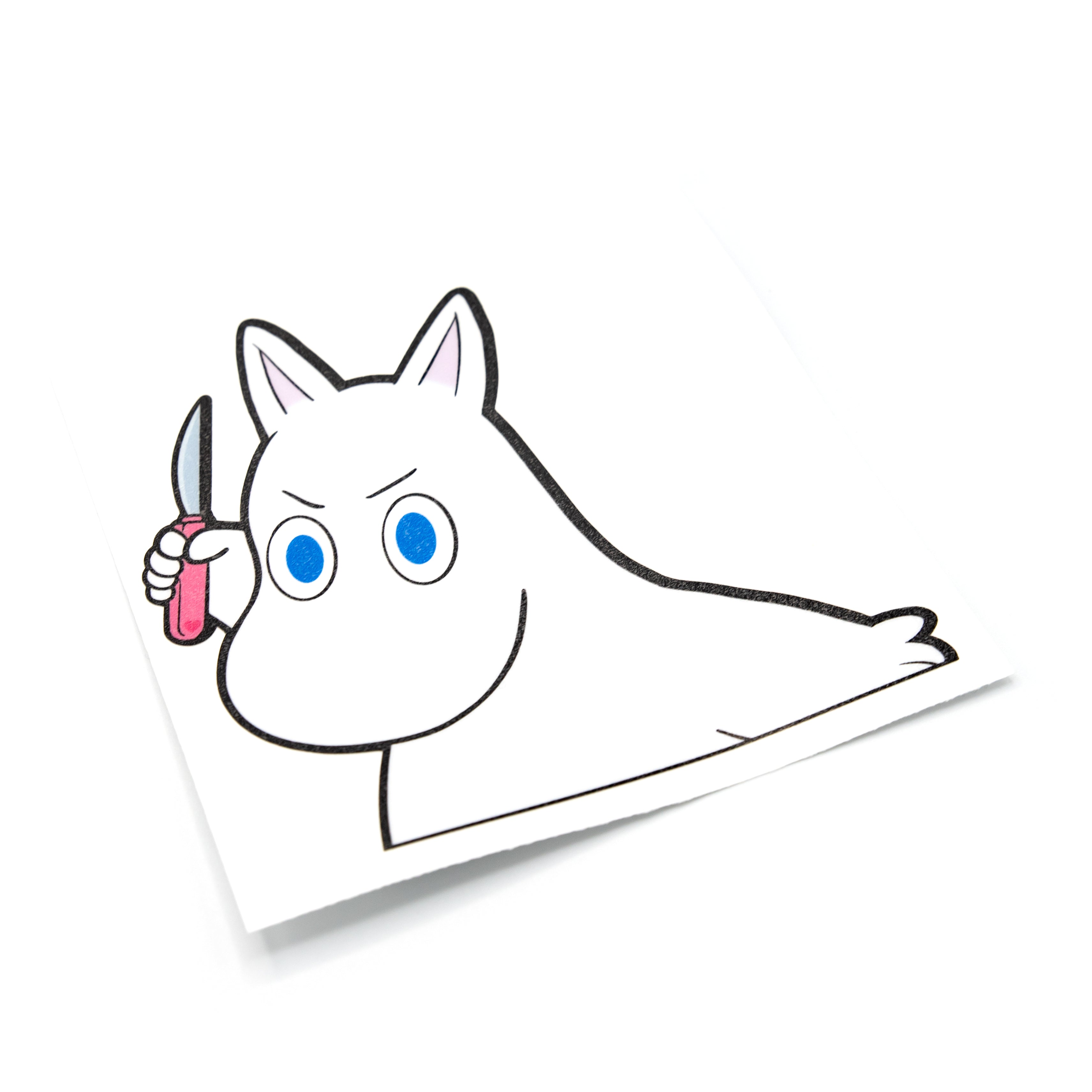 Moomin with a Knife