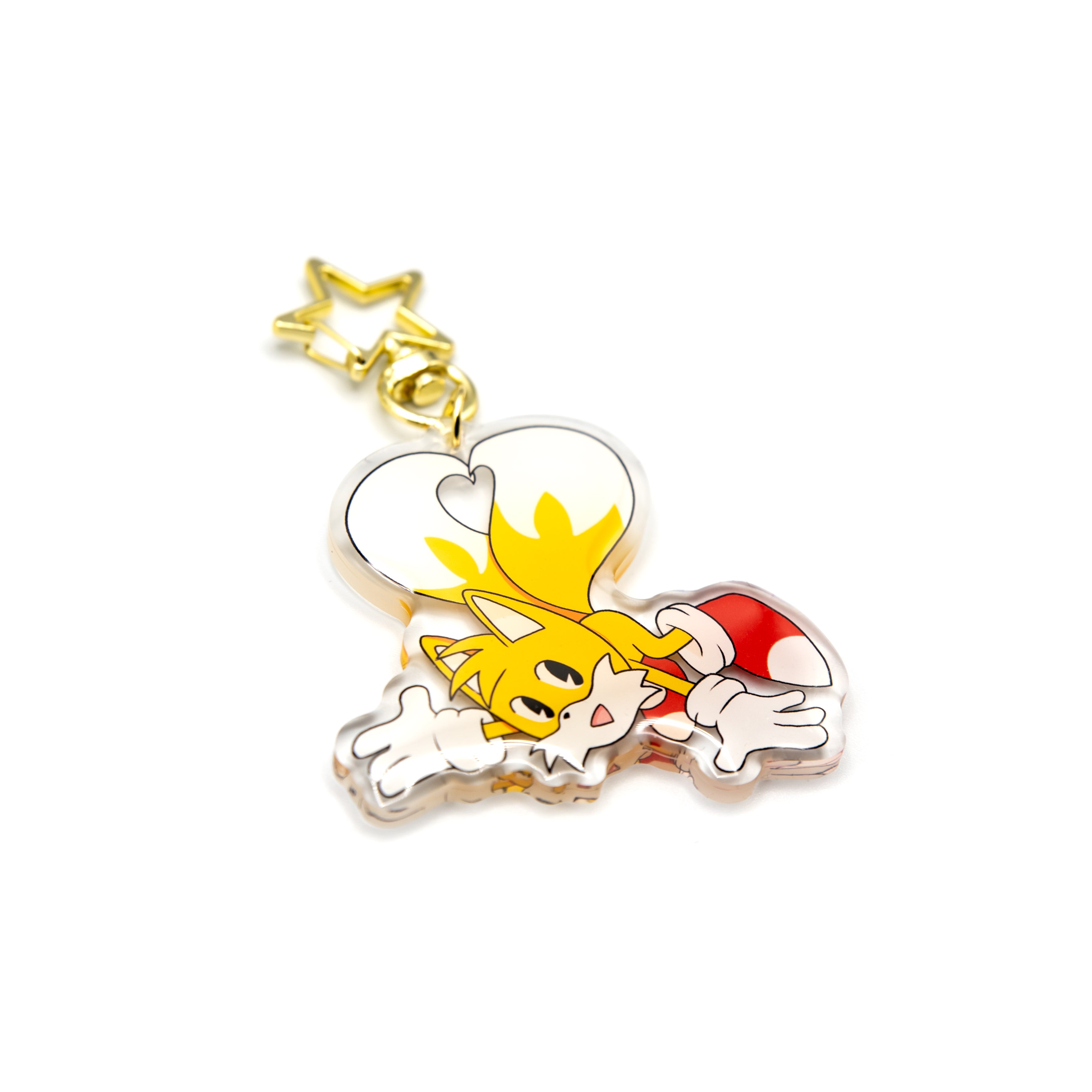 Tails Acrylic Resin Finished Charm